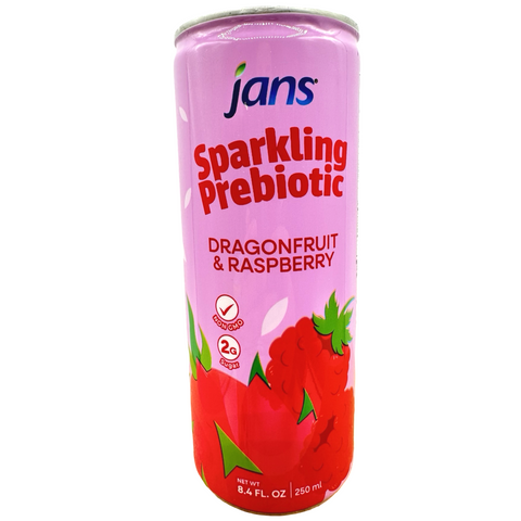 Jans - Sparkling Dragon Fruit & Raspberry Juice (Prebiotic) - 250 ML