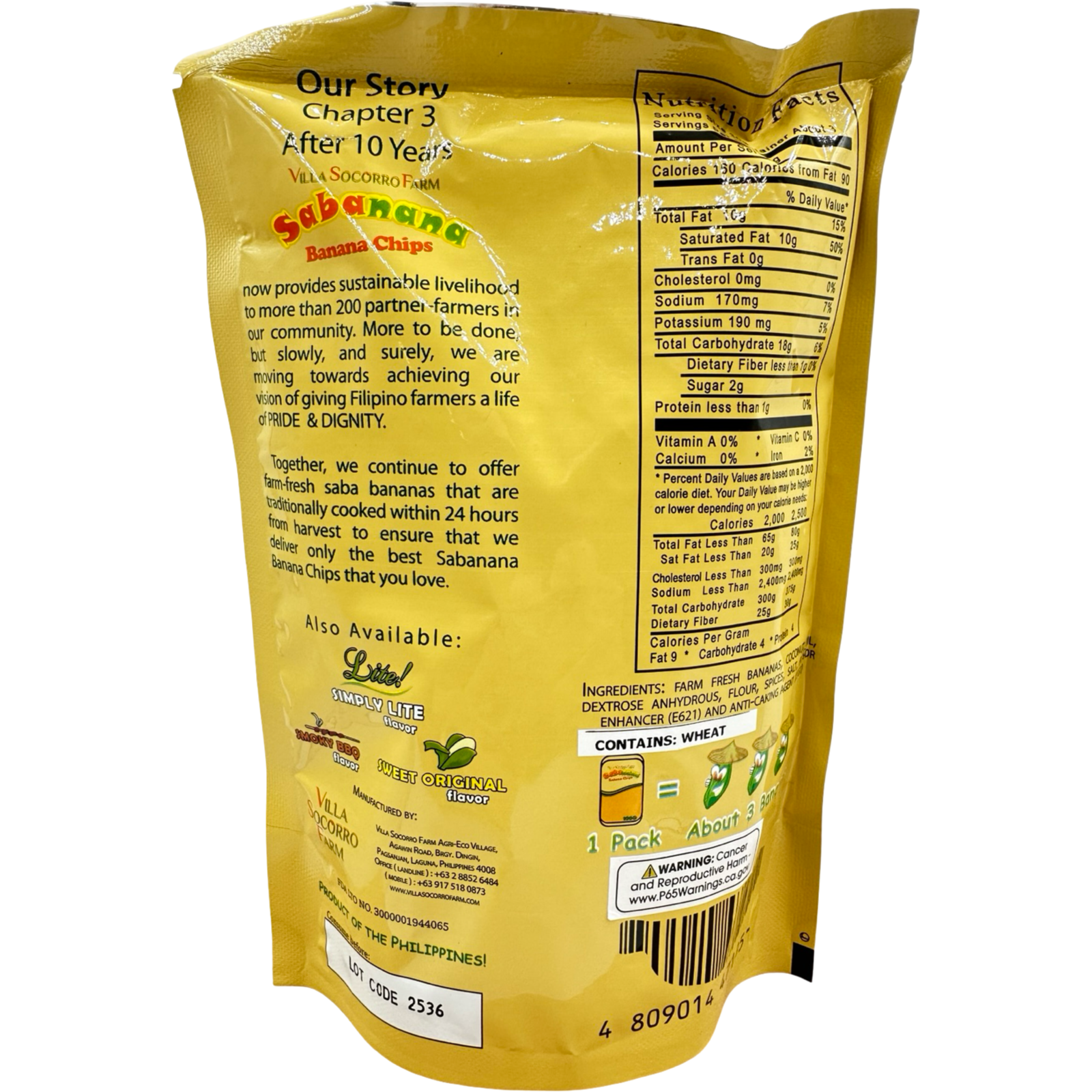 Villa Socorro - Sababanana - Roasted Garlic - 100 G