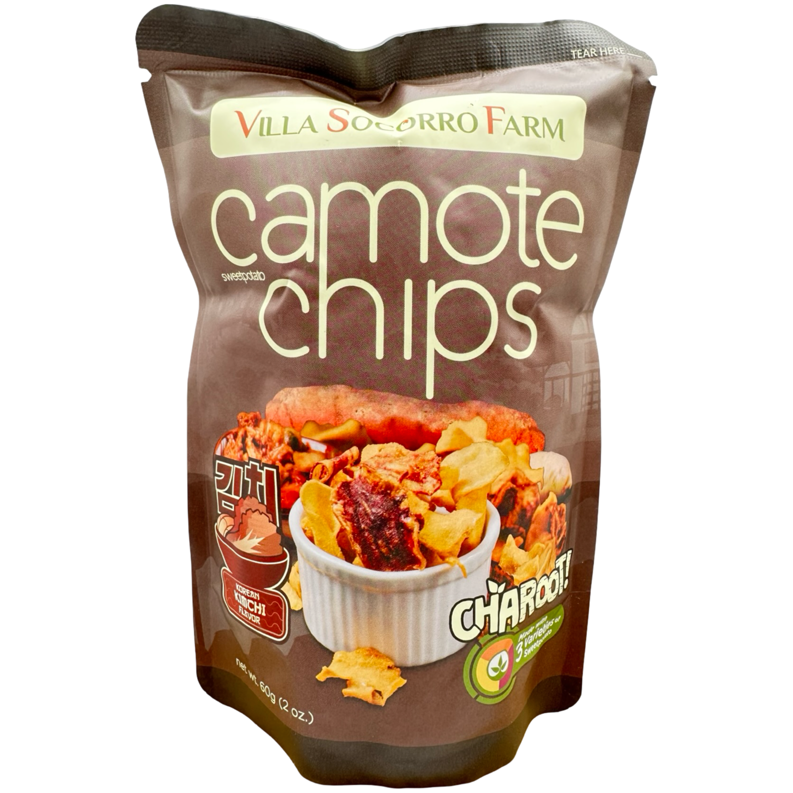 Villa Socorro - Sweet Potato (Camote) Chips - Kimchi - 60 G