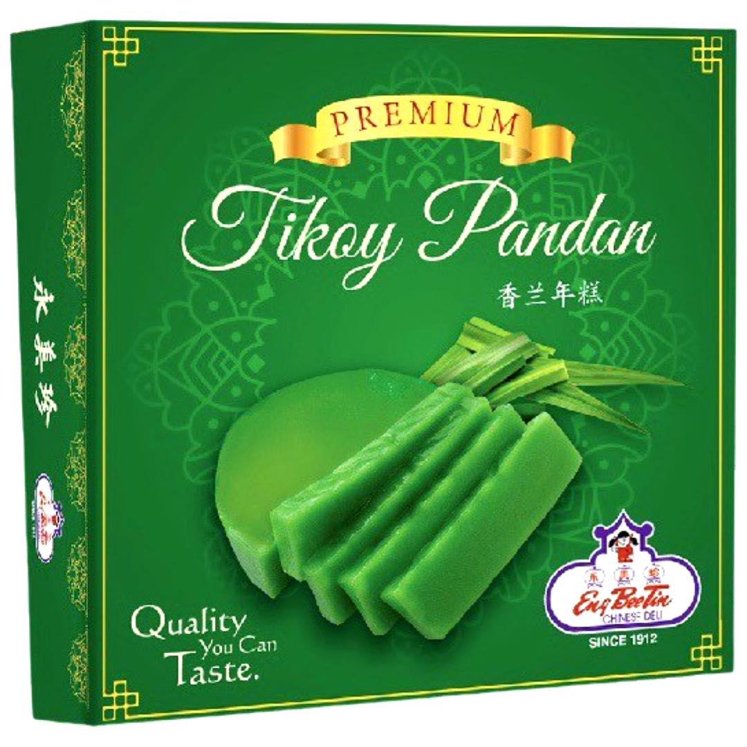 Eng Bee Tin - Tikoy - Pandan - Glutinous Rice Cake - 650 G