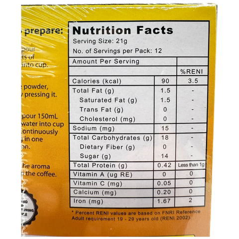 Jimm's - 7 in 1 Coffee Mix -  21 G