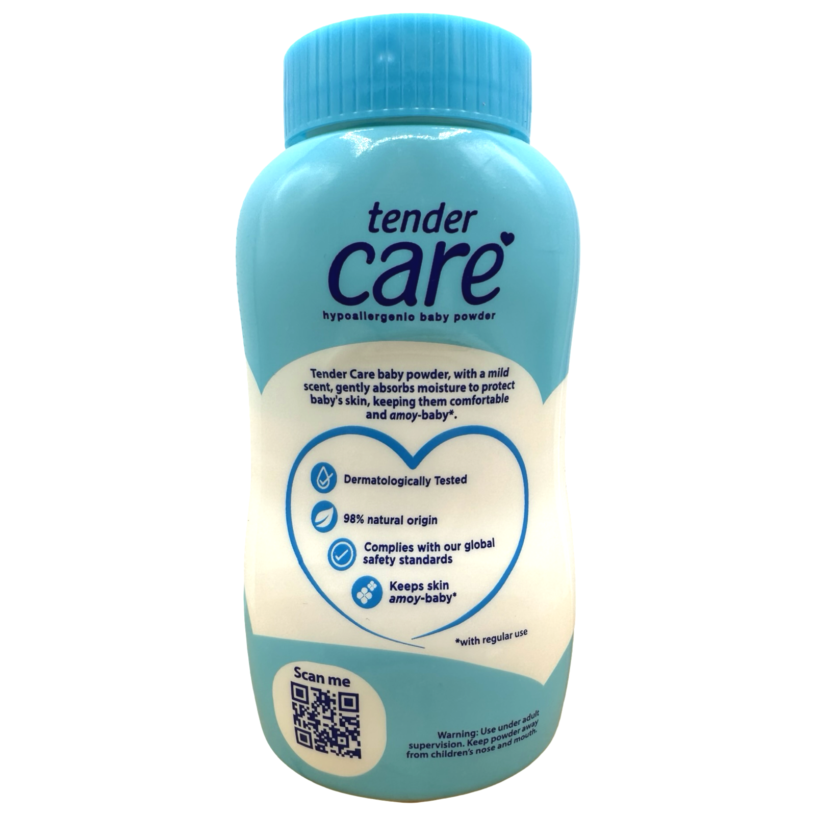 Tender Care - Blue - Classic Mild - Hypo-Allergenic Baby Powder - 100 G