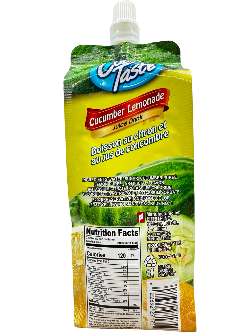 Cool Taste Cucumber Lemonade - 500ml