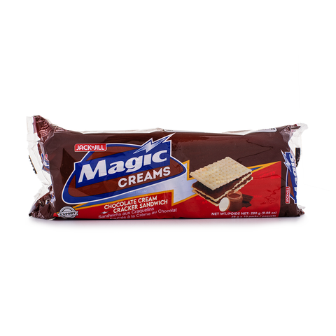 Jack 'n Jill - Magic Creams - Chocolate Cream Cracker Sandwich - 10 Pack - 280 G