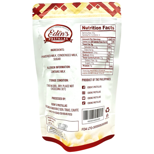 Eden - Pastillas - Classic - 200 G