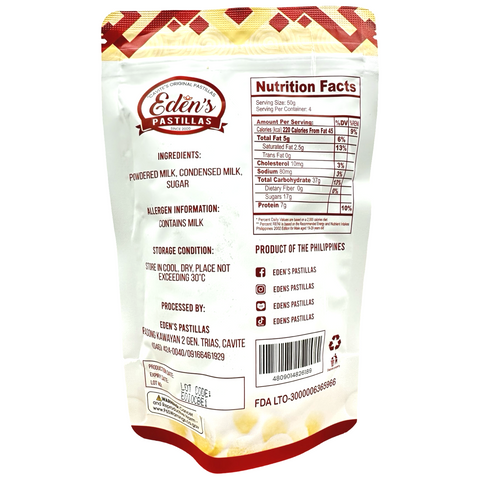 Eden - Pastillas - Classic - 200 G