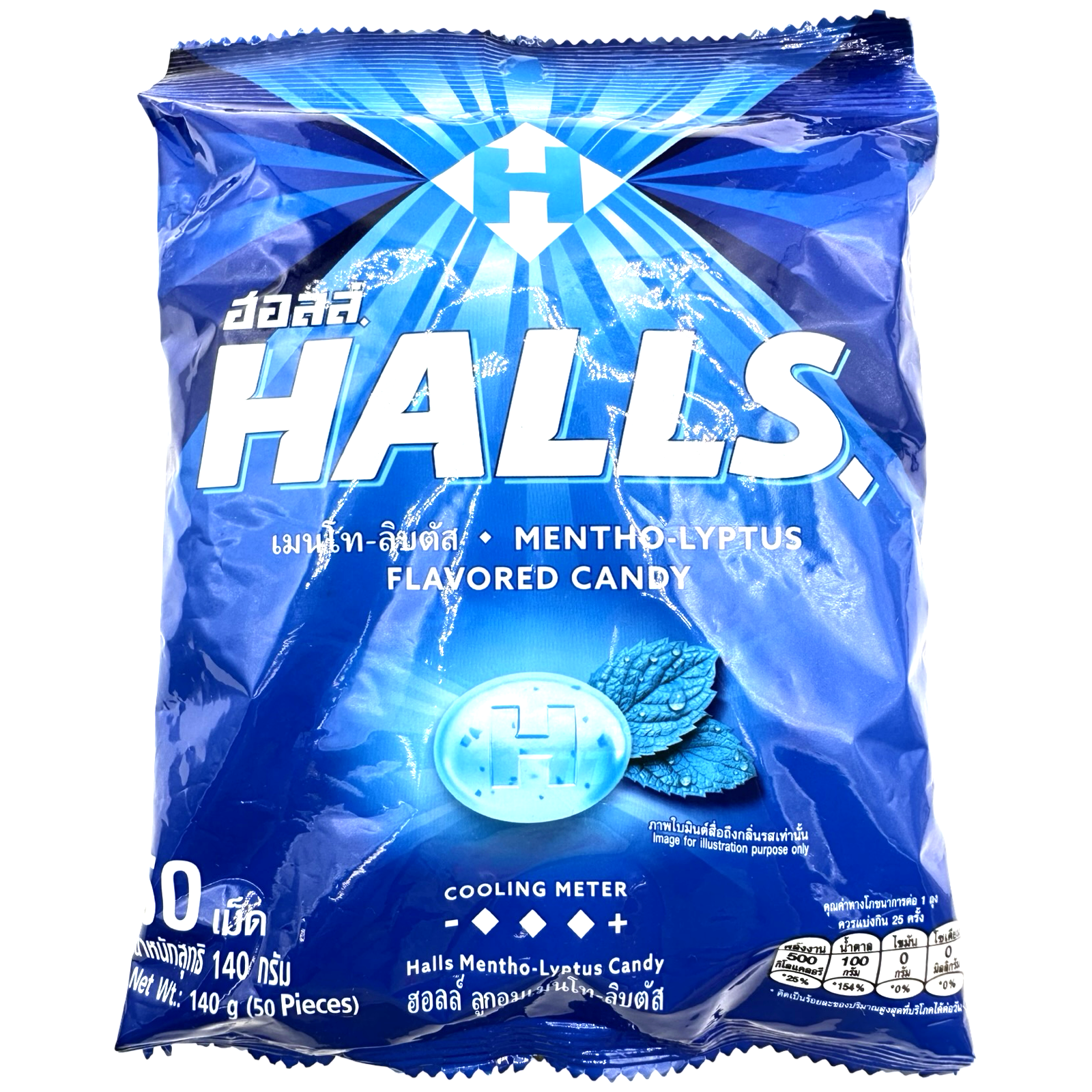 Halls - Mentholyptus - Menthol Candy - 160 G