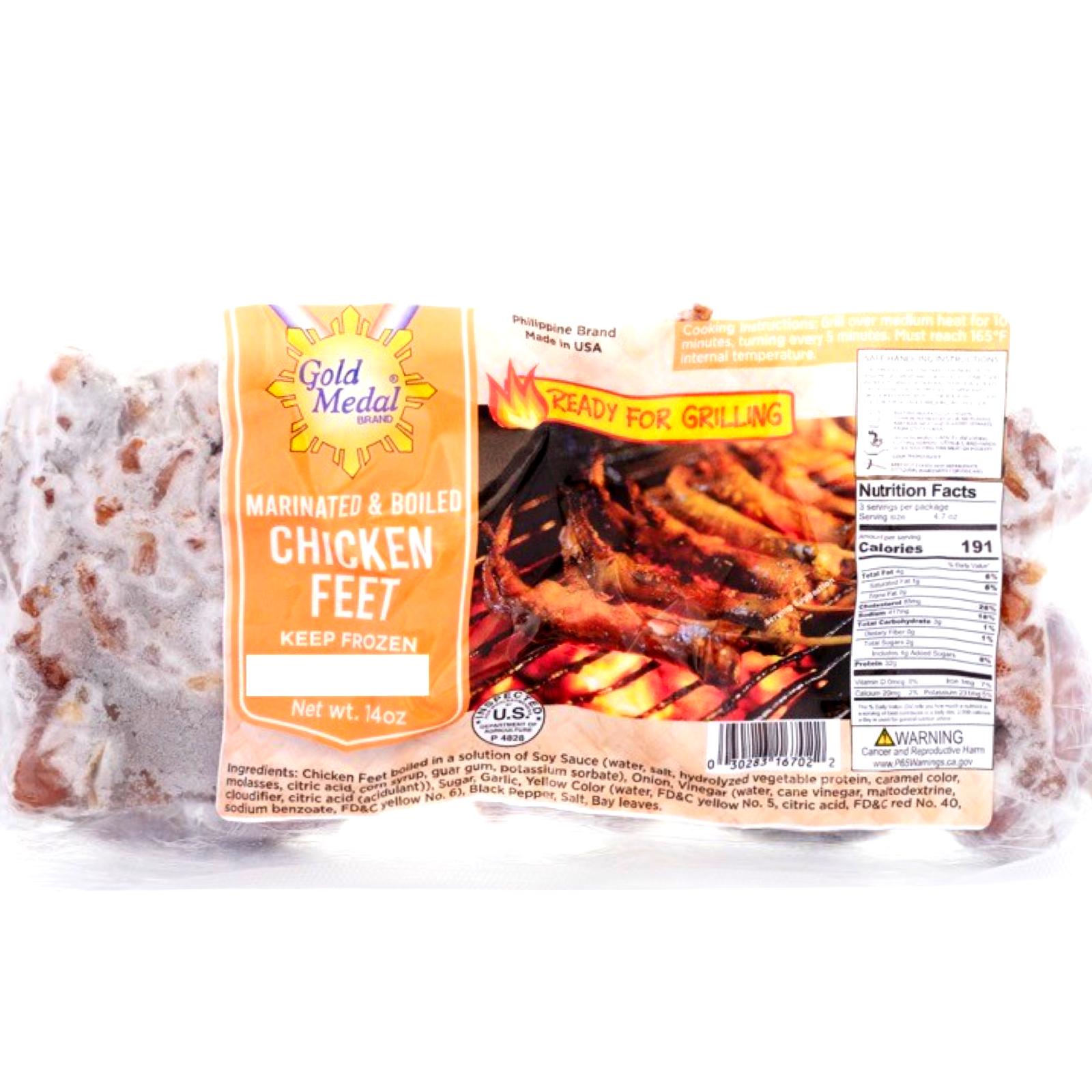 Gold Medal - Chicken Feet (Adidas) - Marinated & Boiled - Ready For Gr ...