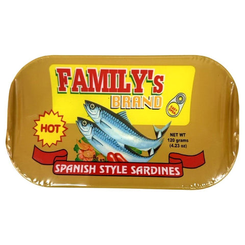 Family's Brand - Spanish Style Sardines - HOT - 120 G