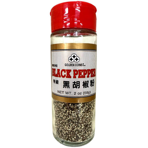 Golden Coins - Ground Black Pepper - 2 OZ