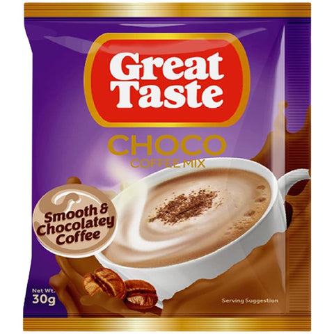 Great Taste - Choco Coffee Mix - 10 Pack Sachet - 30g