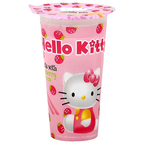 Hello Kitty - Strawberry Dip Biscuits  - 33 G