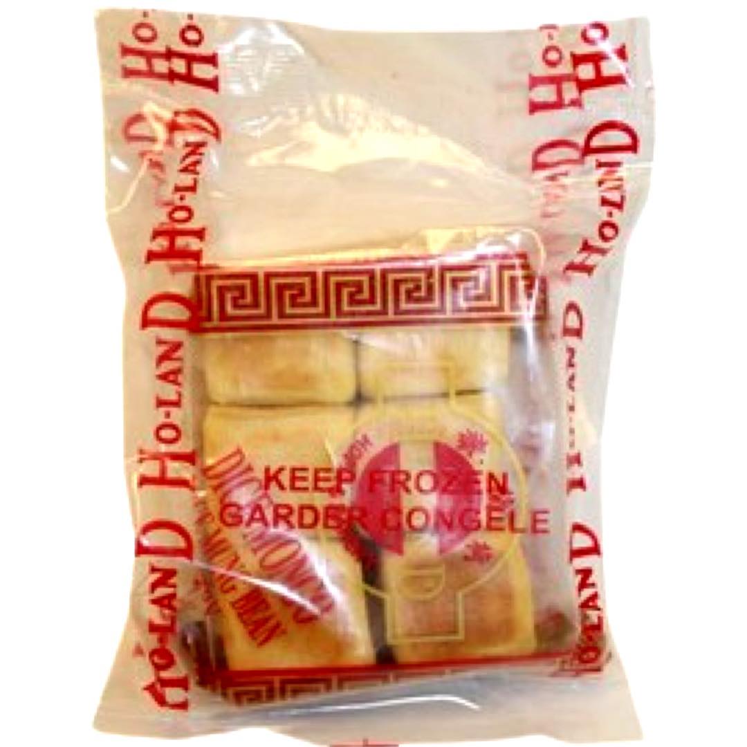 Ho-Land - Hopia and Bakery - Chinese Delicacies - Dice Mongo - Mung Bean Pastry (FROZEN) - 6 Pieces - 8 OZ