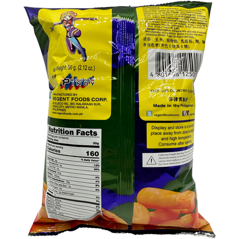 Regent - Cheese Ring Cheese Flavored Snack - Cheesy Jalapeno - 60 G