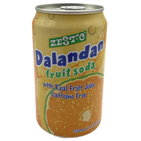 Zest-O - Dalandan Fruit Soda - Sweet Orange - with Real Fruit Juice - 330 ML