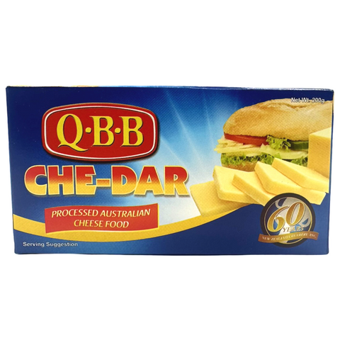 QBB- Che-Dar - Processed Australian Cheese Food - 200 G