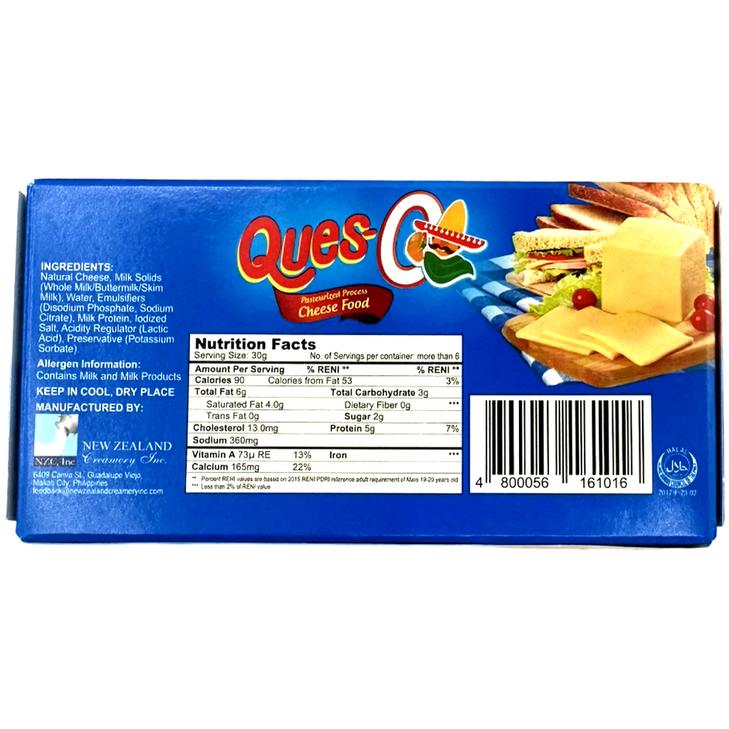 QuesO Pasturized Processed Cheese Food