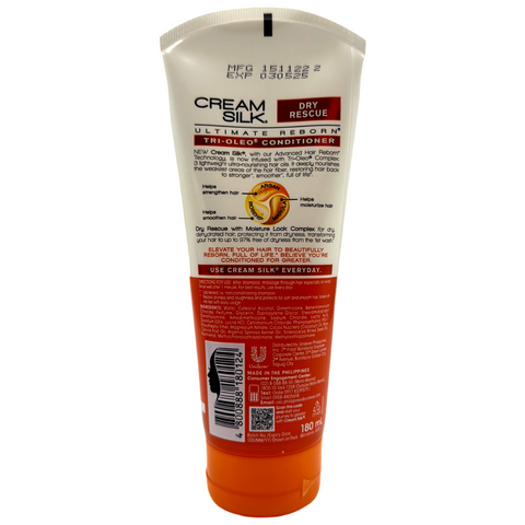 Cream Silk - Conditioner - Dry Rescue (ORANGE) - 180 ML