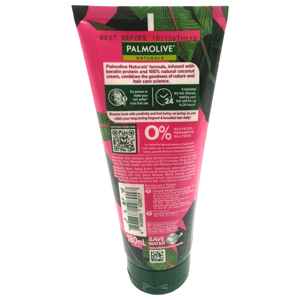 Palmolive Naturals - Conditioner - Intensive Moisture Pure - Coco Cream and Milk Protein Conditioner - 180 ML