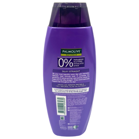 Palmolive Naturals - Shampoo and Conditioner - Silky Straight Olive Oil & Keratin - 400ML