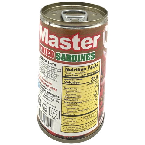 Master- Fried Sardines - Spanish in Oil- Hot - 155 G