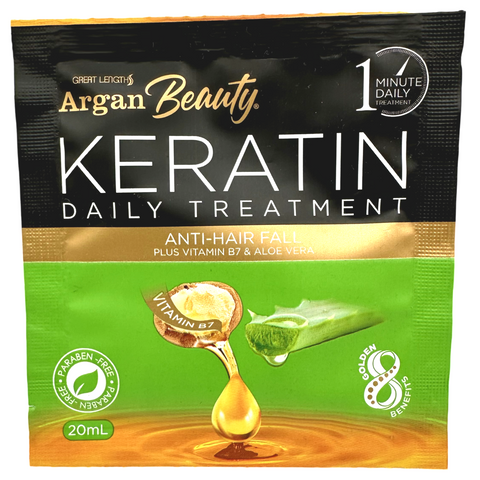 Argan Beauty - Keratin - Anti- Hair Fall - Sachet - 20 ML