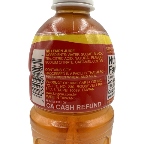 King Car - Lemon Tea Natural Flavor - 580 ML