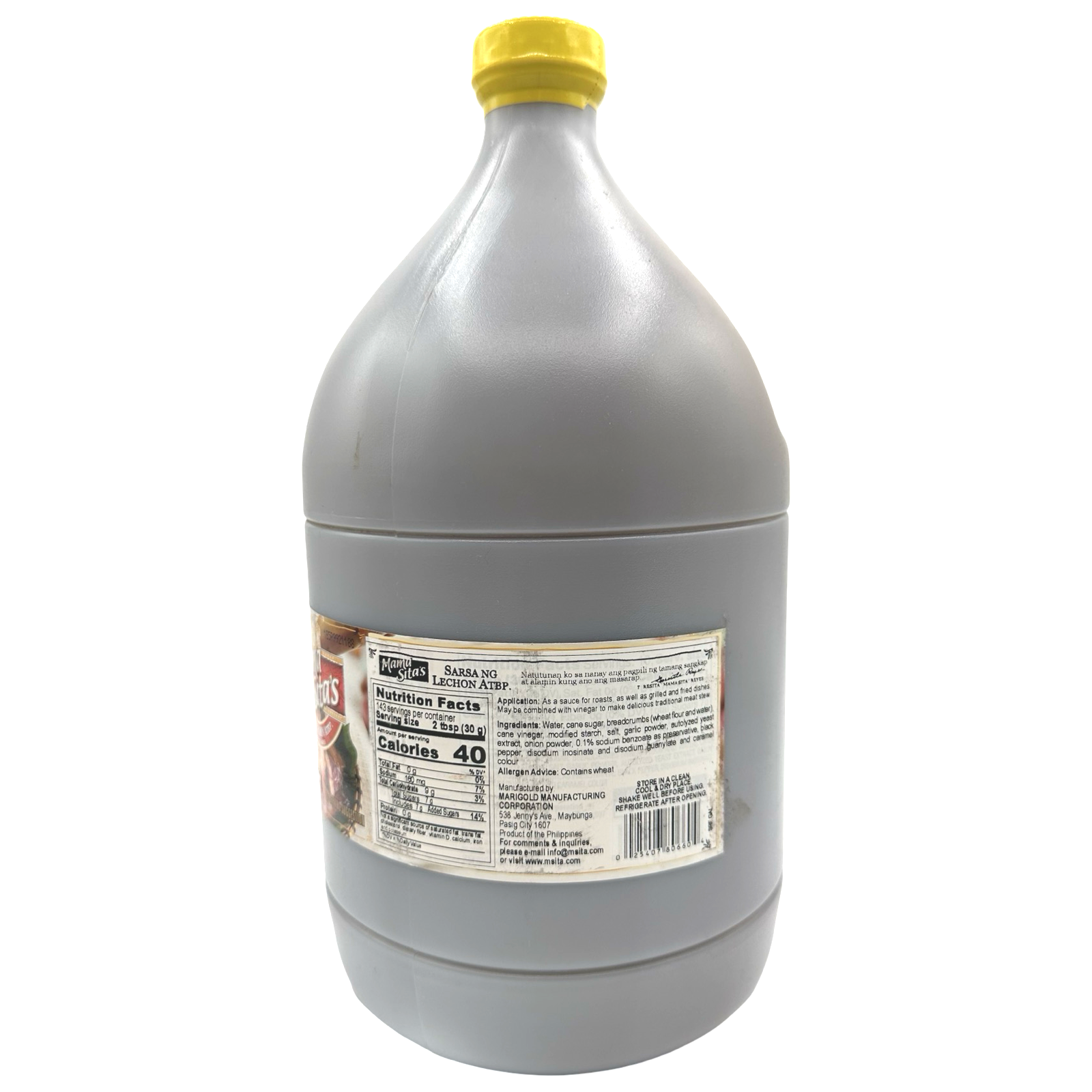 Mama Sita's - Sarsa Ng Lechon - All Purpose Sauce - 1 GALLON
