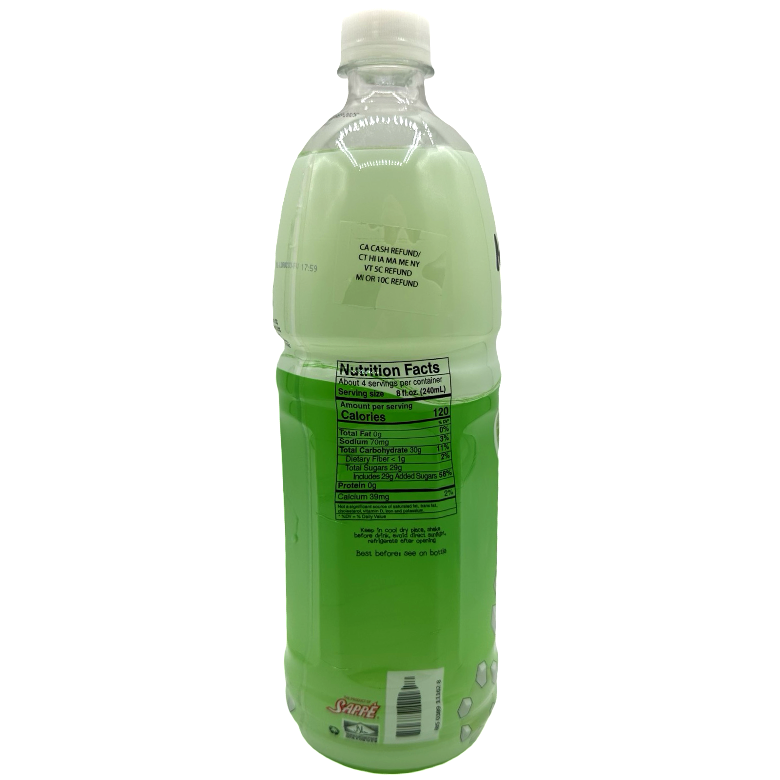 Mogu Mogu - Melon Flavored Juice with Nata De Coco - BIG - 1000 ML