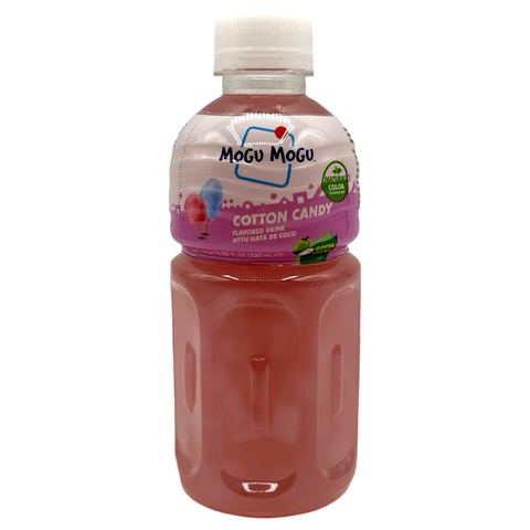 Mogu Mogu - Cotton Candy Juice with Nata De Coco - 320 ML