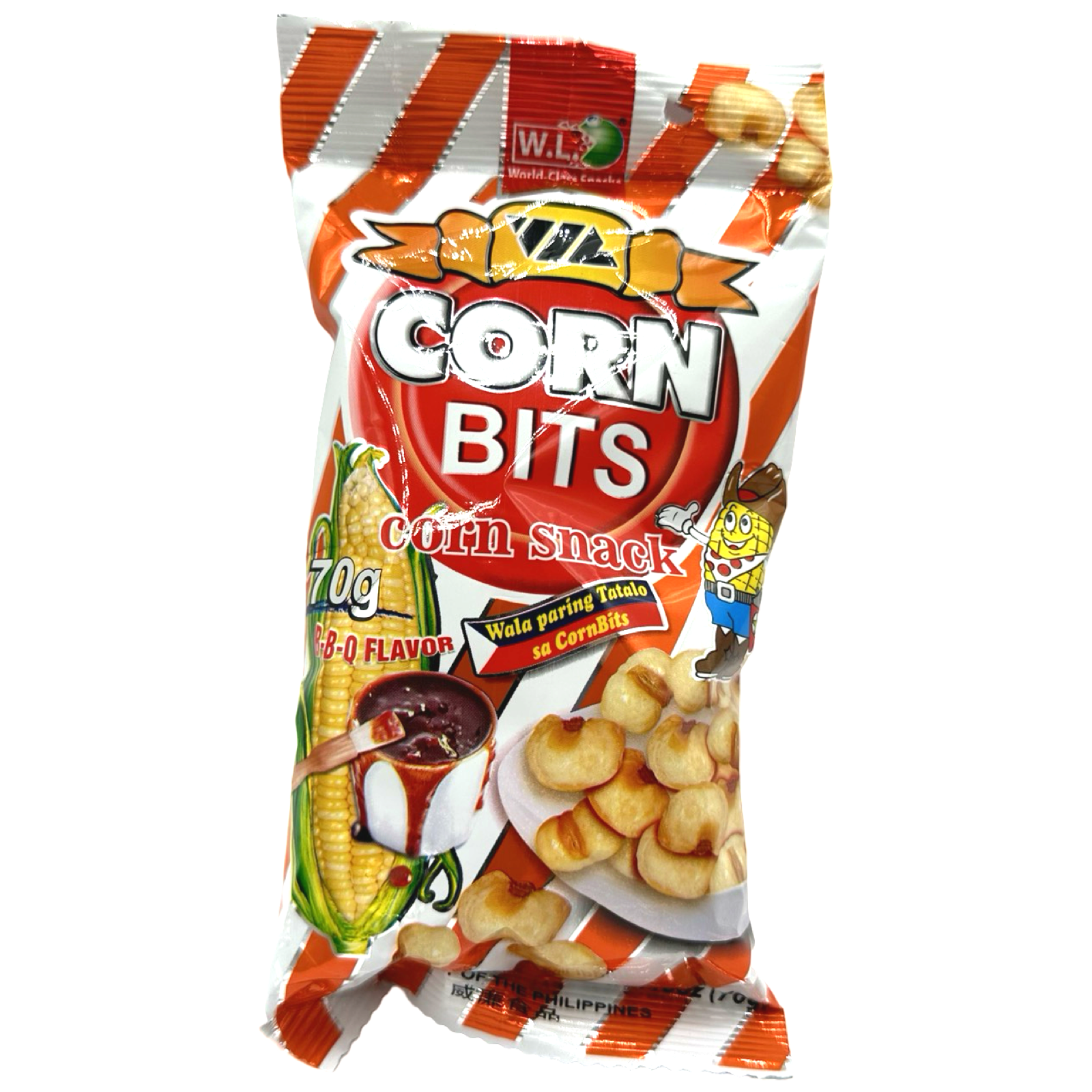 W.L. Foods - Corn Snack - BBQ Flavor - 70 G