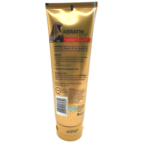 Keratin Plus - Intense Brazilian Hair Treatment - Gold - 200 G