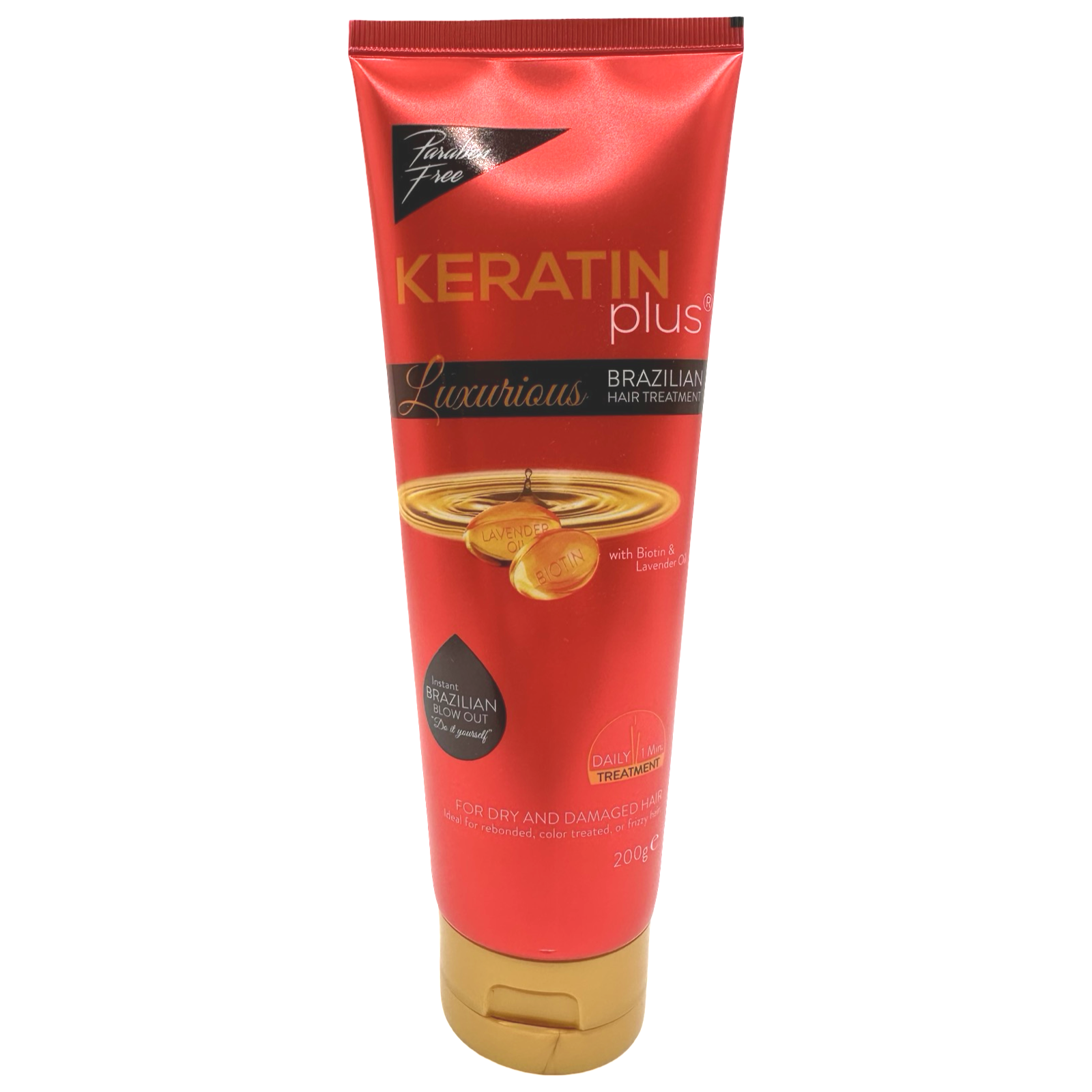 Keratin Plus -  Luxurious Brazilian Hair Treatment - RED- 200 G