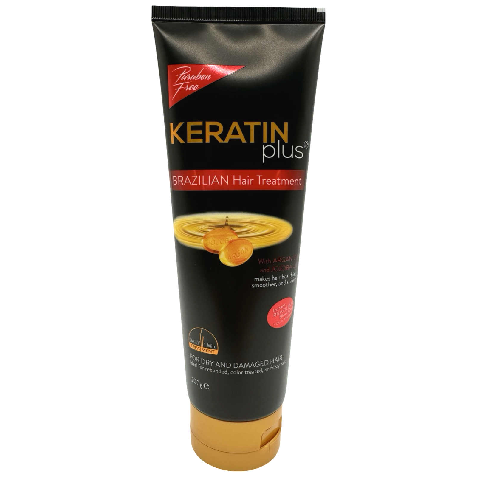 Keratin Plus - Brazilian Hair Treatment - BLACK - 200 G