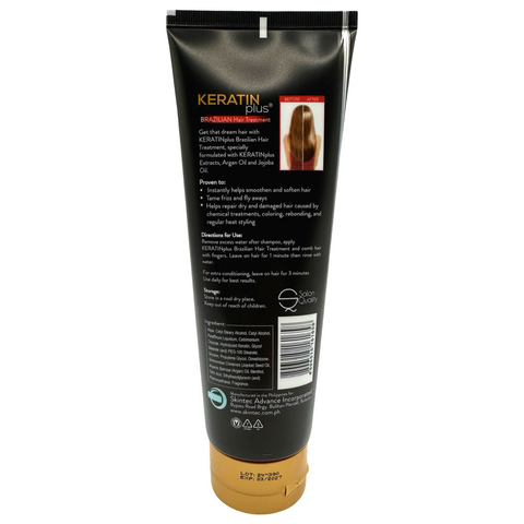 Keratin Plus - Brazilian Hair Treatment - BLACK - 200 G