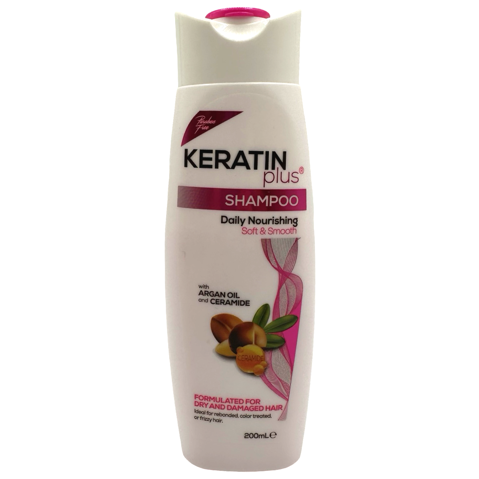 Keratin Plus - Daily Nourishing Shampoo (PINK) - 200 ML