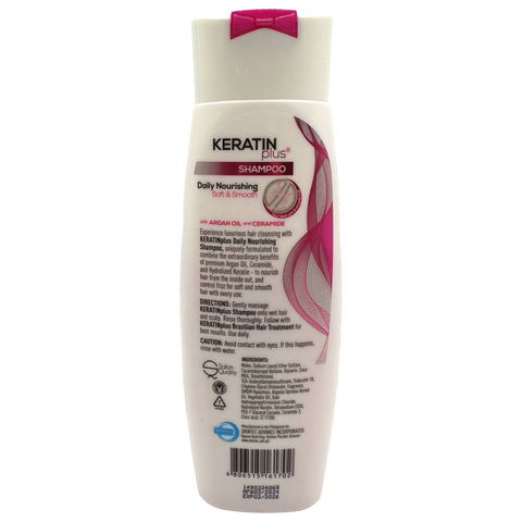 Keratin Plus - Daily Nourishing Shampoo (PINK) - 200 ML