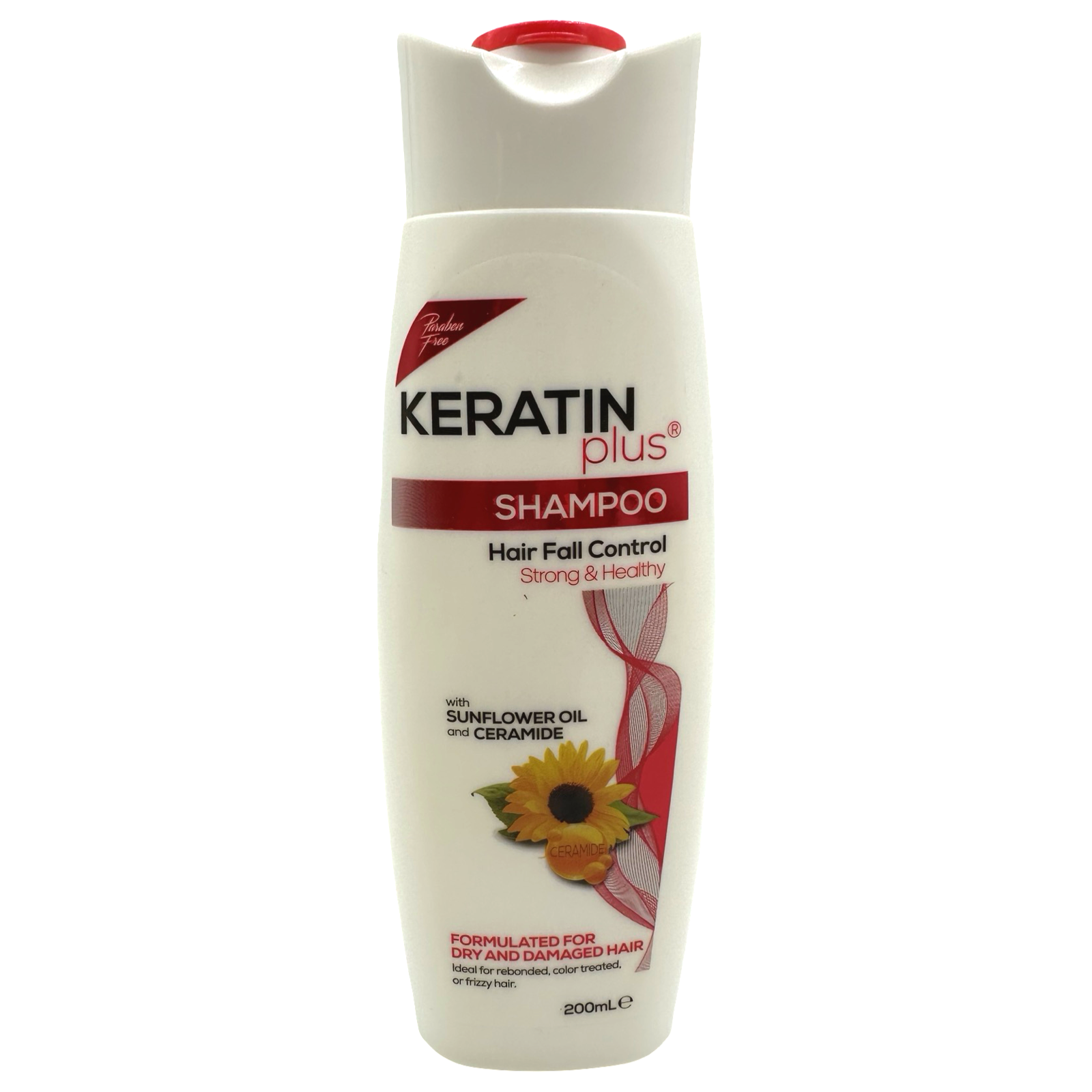 Keratin Plus - Hair Fall Control Shampoo (RED) - 200 ML