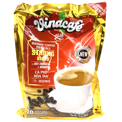 Vinacafe - Instant Coffee Mix 3 in 1 - Strong Blend - 400 G