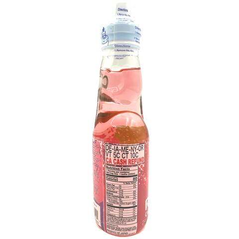 Mizuhu Ramune - Strawberry Carbonated Soft Drink - 200 ML