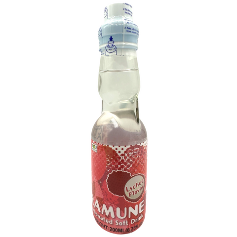 Mizuhu Ramune - Lychee Carbonated Soft Drink - 200 ML