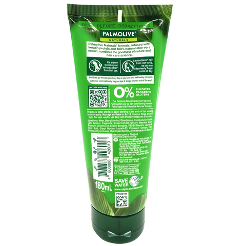 Palmolive Naturals - Conditioner - Ultra Smooth Conditioner - Aloe Vera And Keratin  - 180 ML