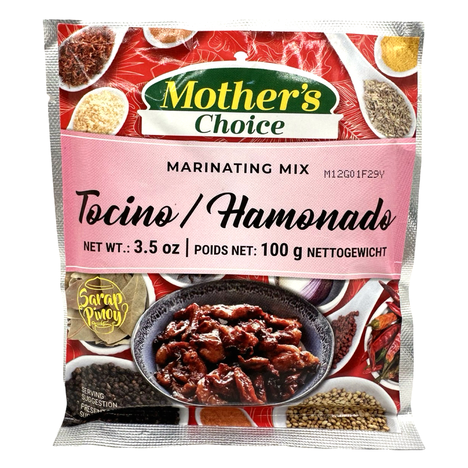 Mother's Choice - Marinating Mix - Tocino / Hamonado - 3.5 OZ