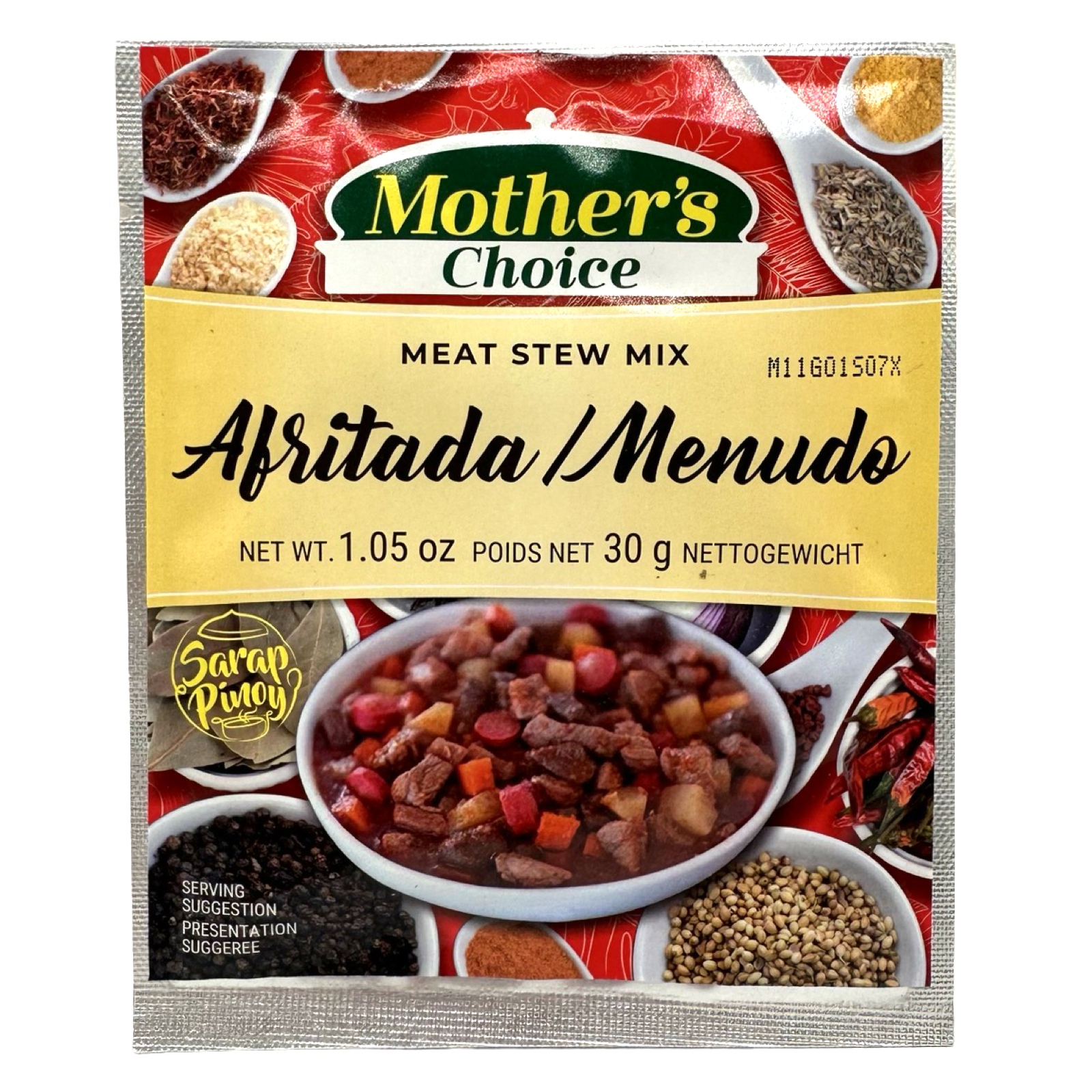 Mother's Choice - Meat Stew Mix - Afritada / Menudo - 1.05 OZ