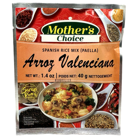 Mother's Choice - Arroz Ala Valenziana Mix - Spanish Chicken Rice Mix - Paella - 1.4 OZ