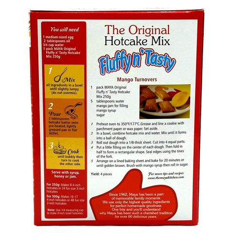 Maya - The Original Hotcake Mix - Fluffy n' Tasty - 500 G