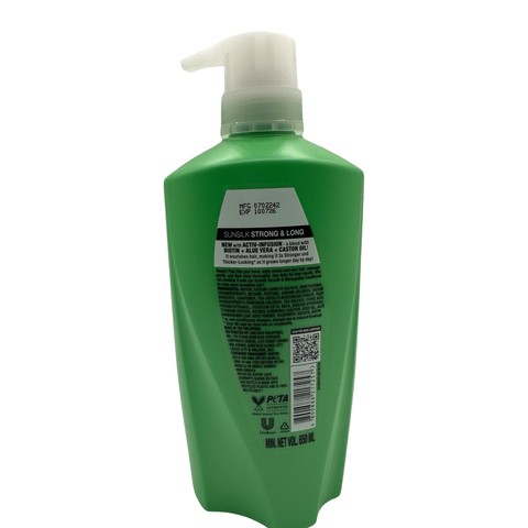 Sunsilk - Shampoo - Co-Creations- with Biotin and Aloe Vera - Strong and Long (GREEN)