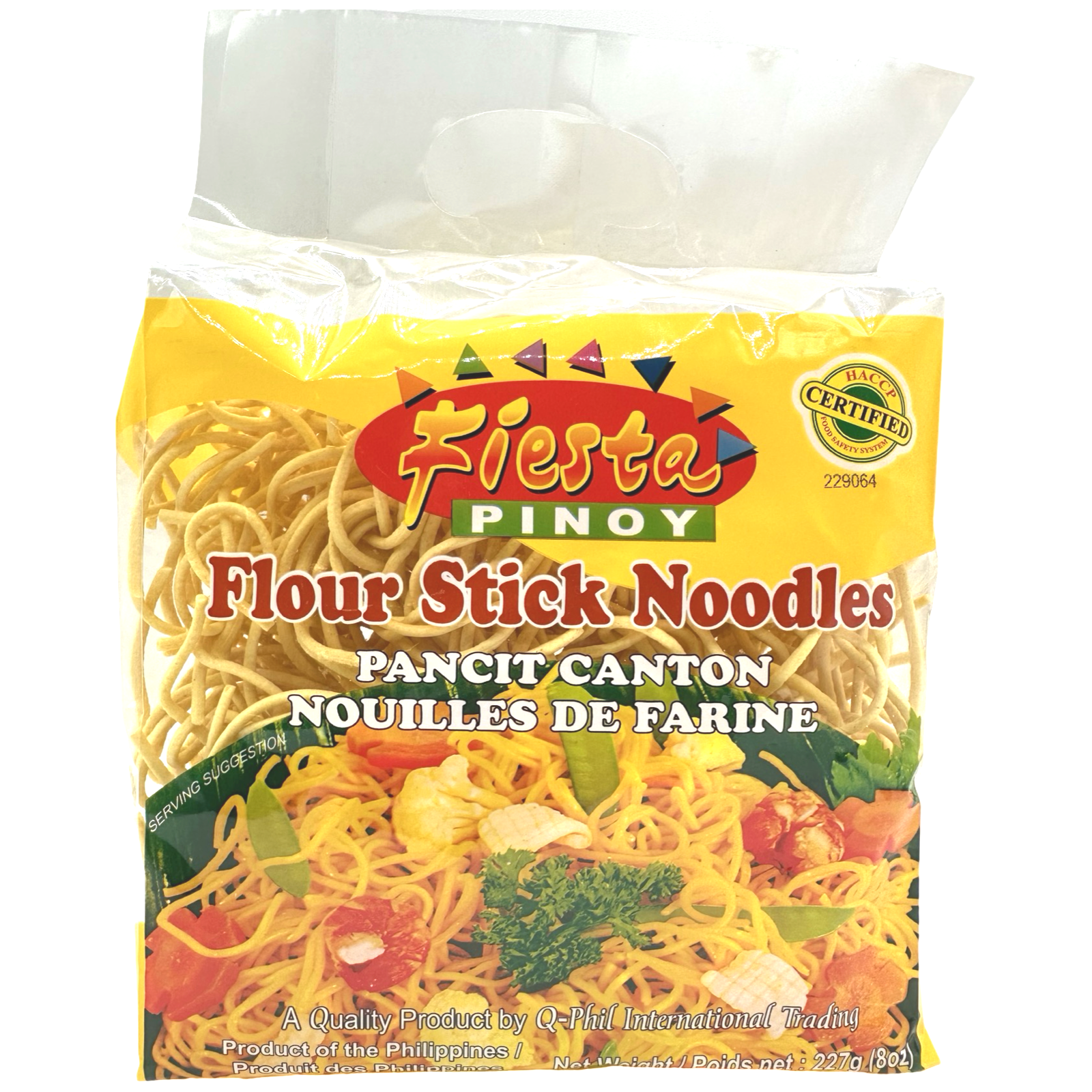 Fiesta Pinoy -  Flour Stick Noodles (Pancit Canton) - 8 OZ