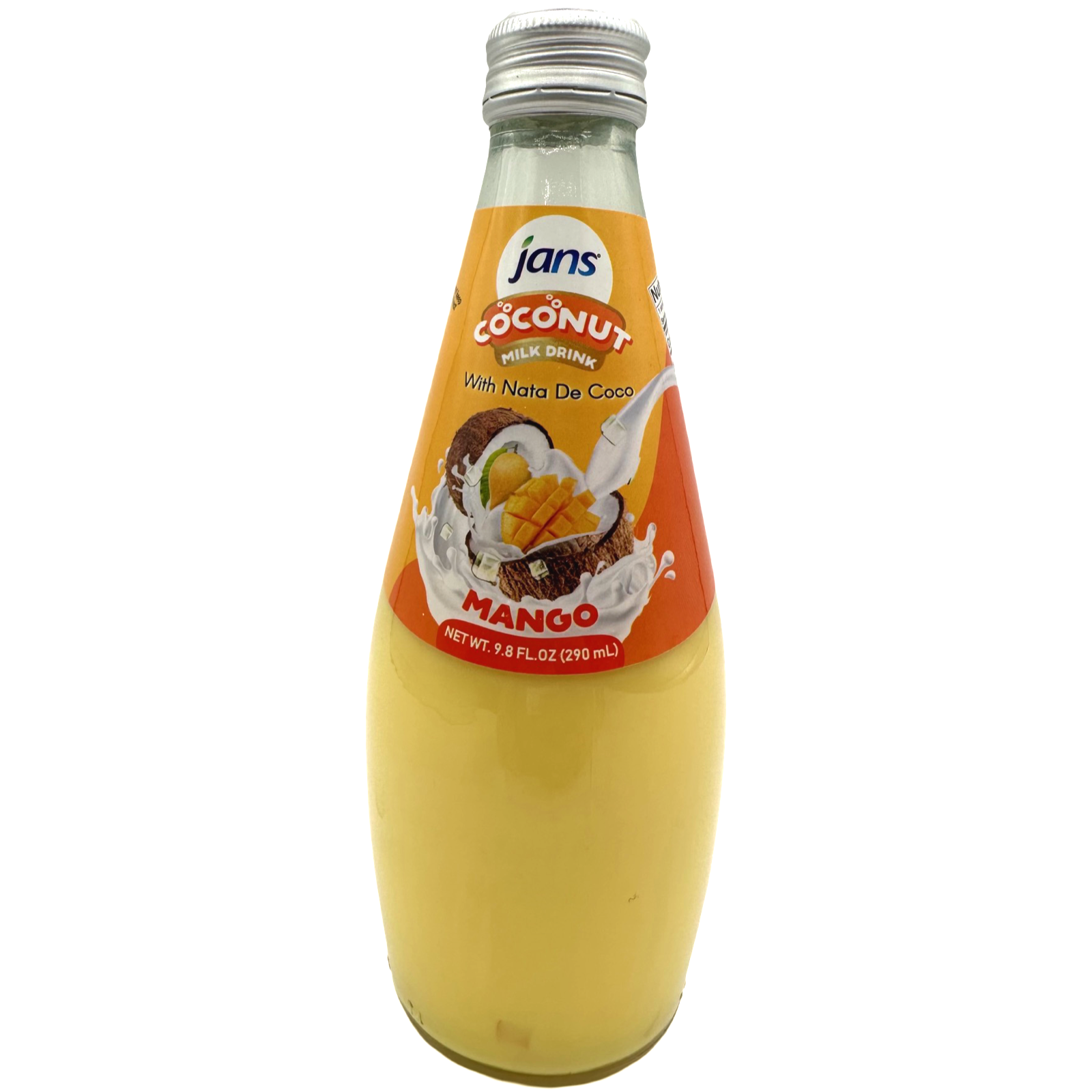 Jans - Coconut Milk Drink with Nata De Coco - Mango - 290 ML