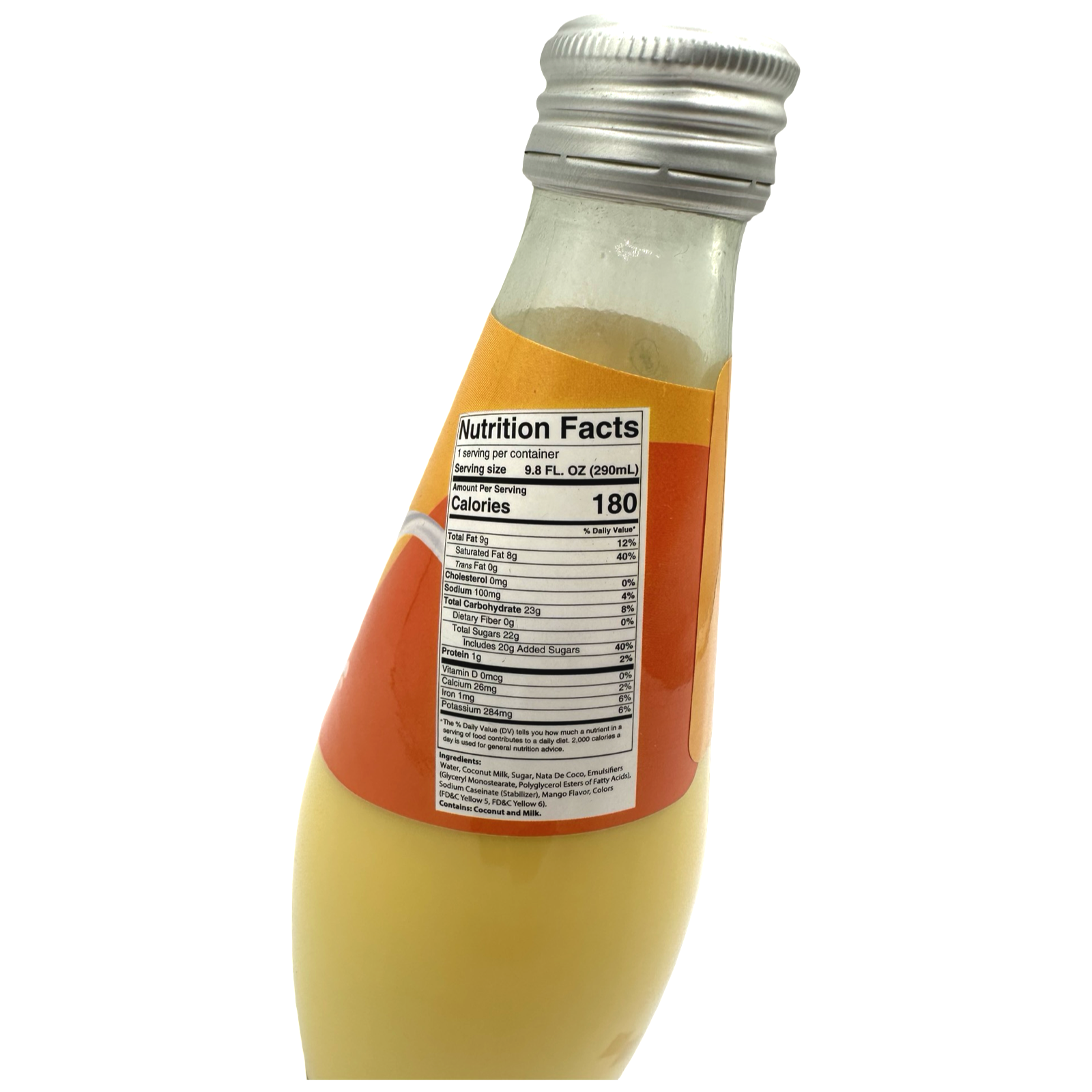 Jans - Coconut Milk Drink with Nata De Coco - Mango - 290 ML